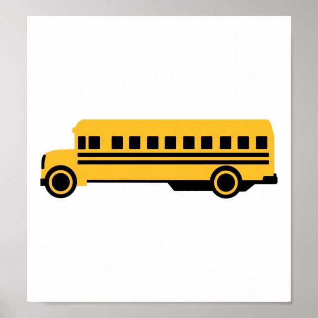 School buss poster (Framsidan)
