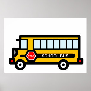 School buss poster
