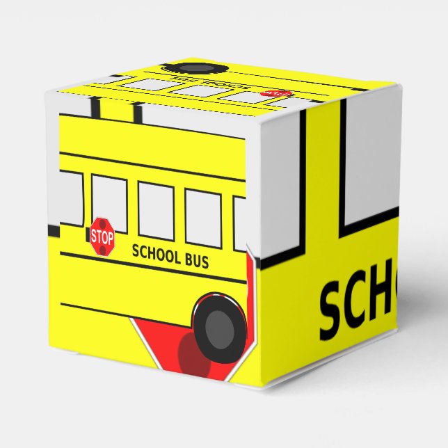 School Buss Presentaskar (Baksidan Sidan)