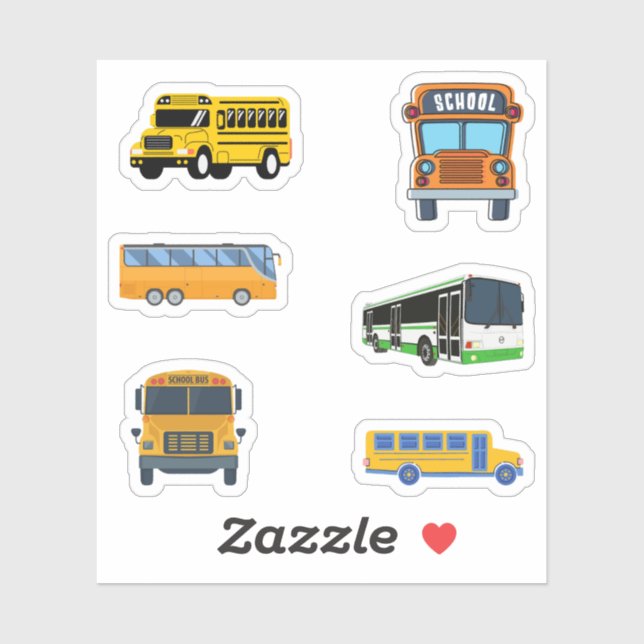 School Buss Stickers Klistermärken (Ark)