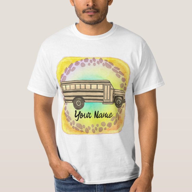 School Buss T Shirt (Framsida)