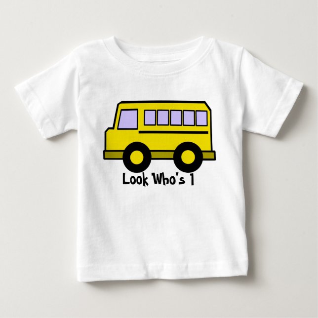 School Buss/ Titta vem som är 1 T Shirt (Framsida)