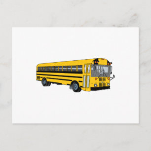 School Buss Vykort