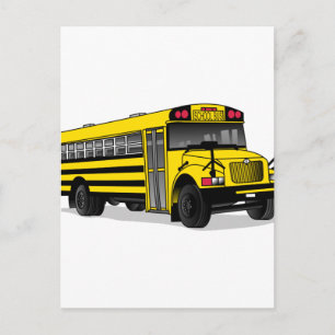 School Buss Vykort