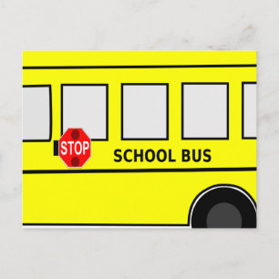 School Buss Vykort
