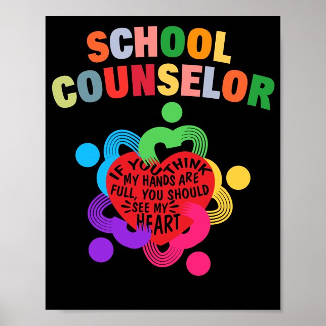 School Counselor Full Heart Appreciation Poster (Framsidan)