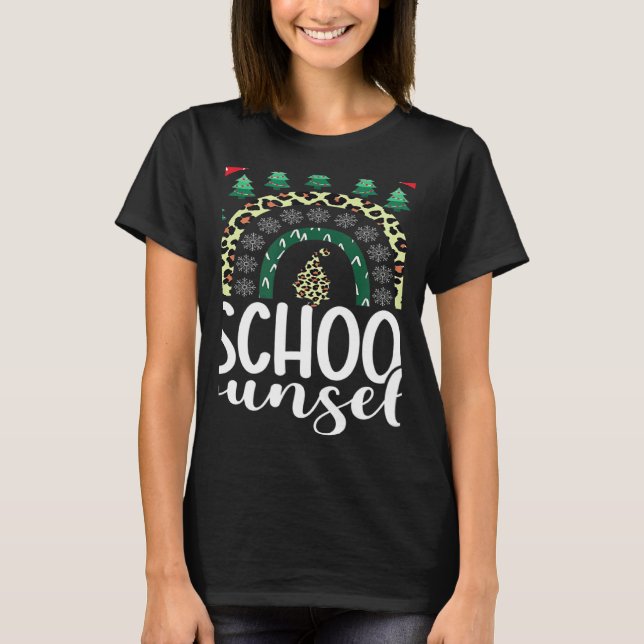 School Counselor Guidance Counseling Christmas Gno T Shirt (Framsida)