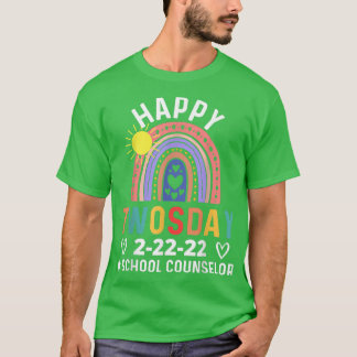 School Counselor On Twosday 22222 February 22nd 20 T Shirt