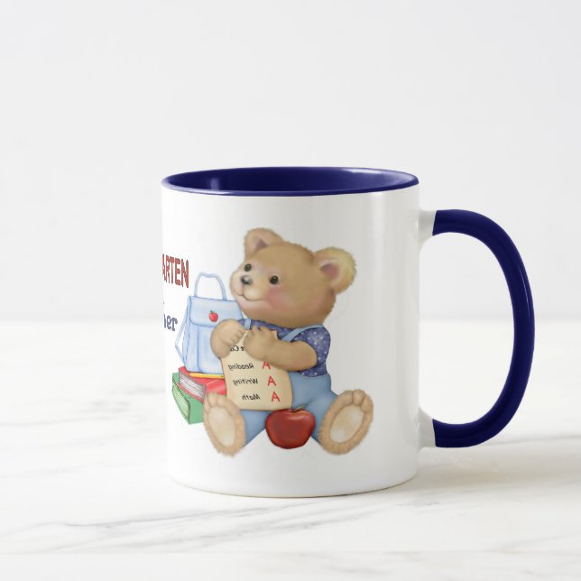 School Days Teddy - Kindergarten Teacher Mugg (Höger)