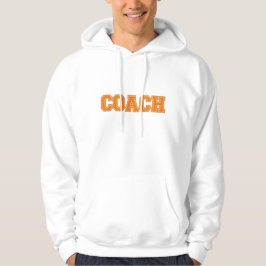 School Färg COACH Manar Hoodie, Orange White Munkjacka