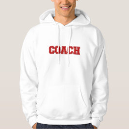 School Färg COACH Manar Hoodie, Red White Munkjacka