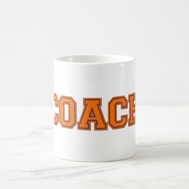 School Färg COACH Mugg, Orange-Blue Kaffemugg (Center)