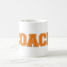 School Färg COACH Mugg, Orange-White