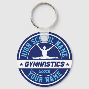 School Gymnast Gymnastics Team Anpassningsbar Färg Nyckelring