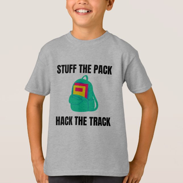 SCHOOL HACK ATTACK T SHIRT (Framsida)