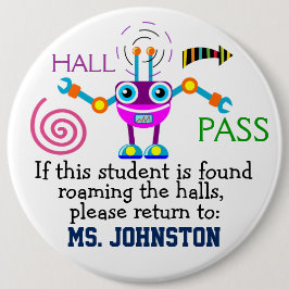 School Hall Pass/Robot - SRF Knapp
