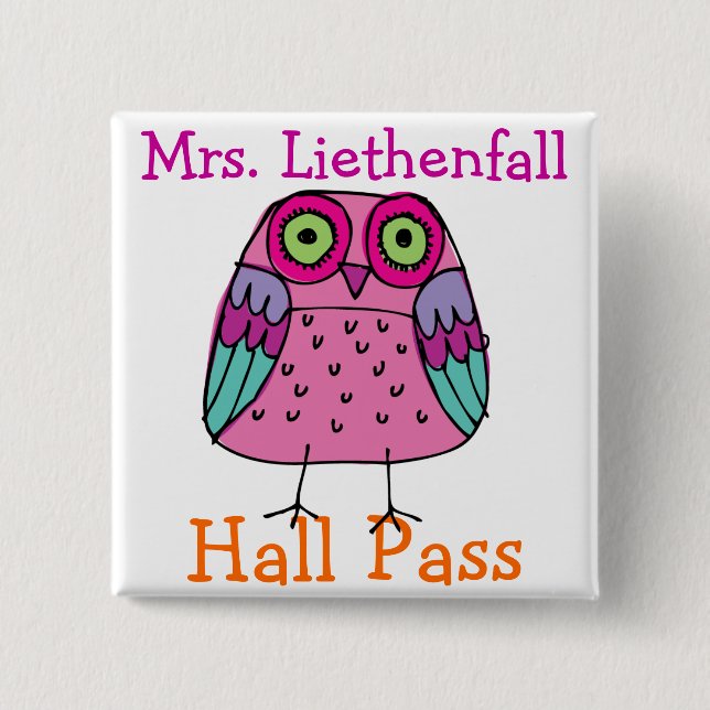 School Hall Pass - SRF Knapp (Framsida)