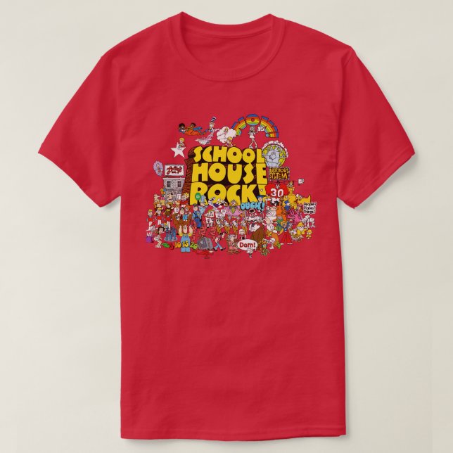 School House Sten T Shirt (Design framsida)