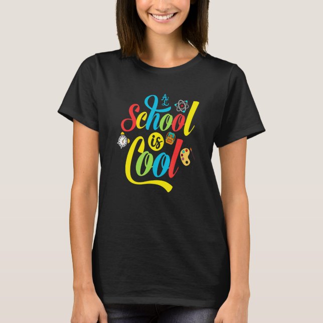 School Is Cool T Shirt (Framsida)