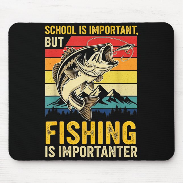School Is Imrtant But Fishing Is Imrtanter Fish B  Musmatta (Framsidan)