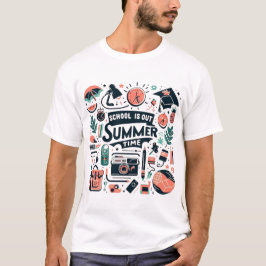School Is Out - Summer Time Fun T Shirt