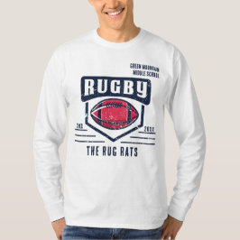 School Klubb Team League Namn Year Rugby T Shirt