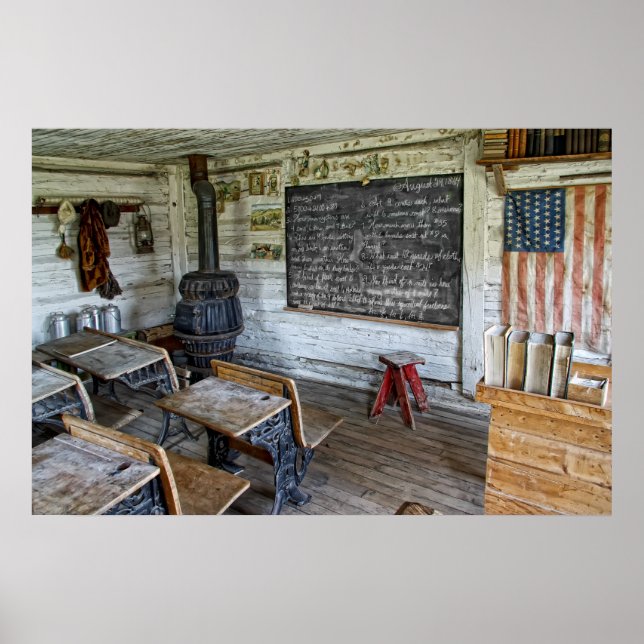 SCHOOL LESSON AUGUSTI 29, 1864 POSTER (Framsidan)