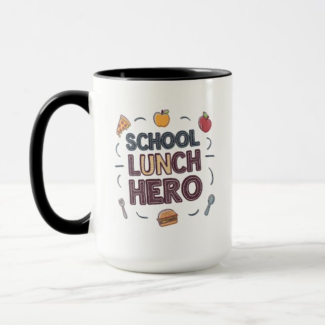 School Lunch Hero Mugg (Vänster)