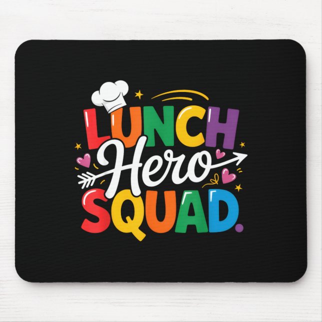 School Lunch Hero Squad Cafeteria Workers Crew Lad Musmatta (Framsidan)