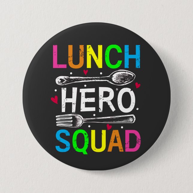 School Lunch Hero Squad Cafeteria Workround Knapp (Framsida)