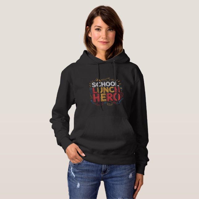 School Lunch Hero T Shirt (Hel framsida)