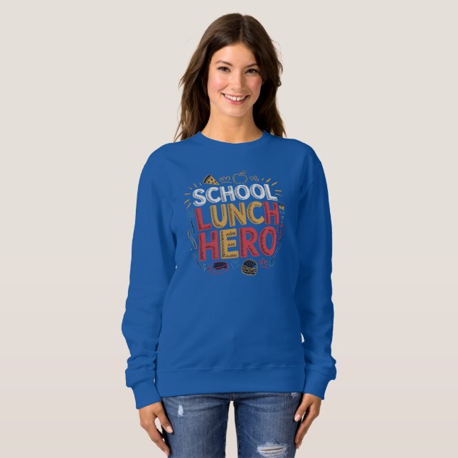 School Lunch Hero T Shirt (Hel framsida)