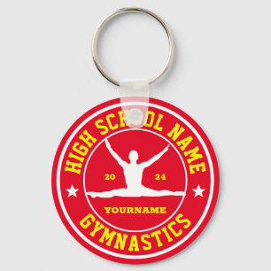 School Manar Gymnastics Team Anpassningsbar Färg S Nyckelring