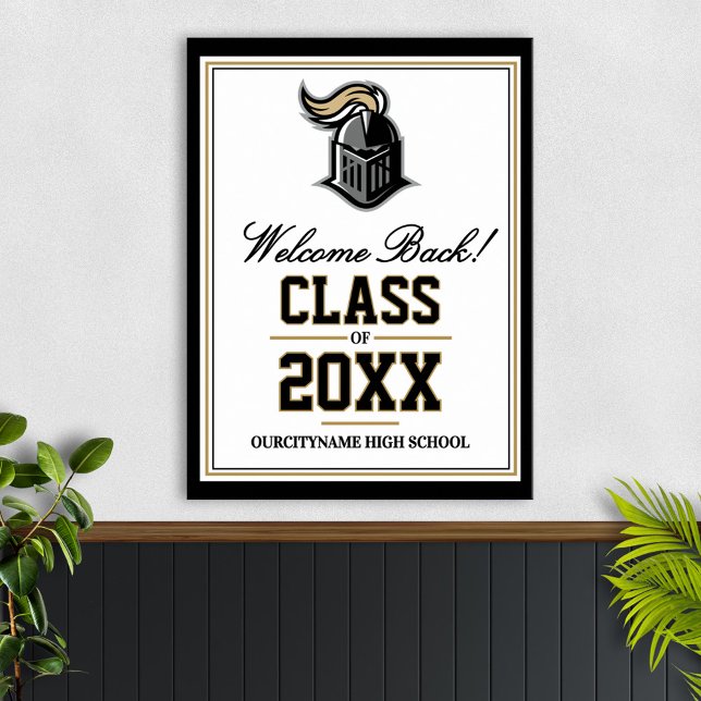 School Mascot Class Reunion Welcome Poster (Skapare uppladdad)