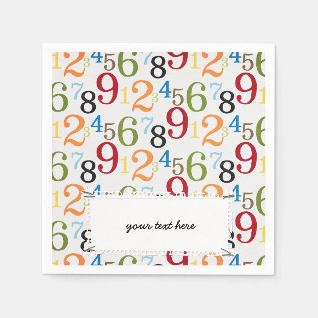 School mönster pappersservett (Framsidan)