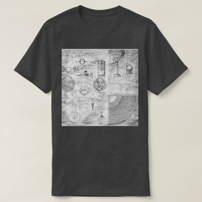 School Nacke Gaiter Astronomy Nacke Gator T Shirt (Design framsida)