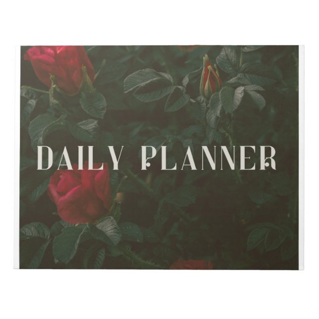 School Notepad, motivation moment notepad  Anteckningsblock (Framsida)