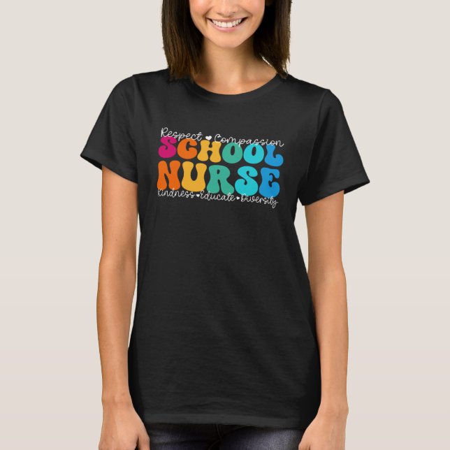 School Nurse Appreciation Week Back to School T Shirt (Framsida)