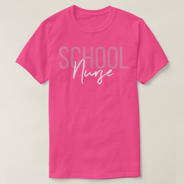 School Nurse Back to school T-Shirt (Design framsida)