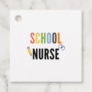 School Nurse Gåvor Etiketter