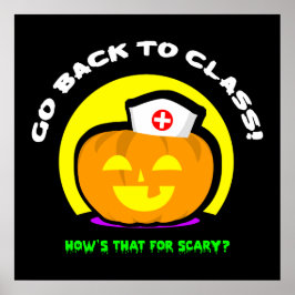 School Nurse Halloween Poster