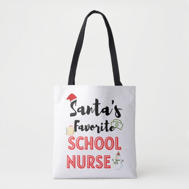 School Nurse jul Tygkasse (Framsida)