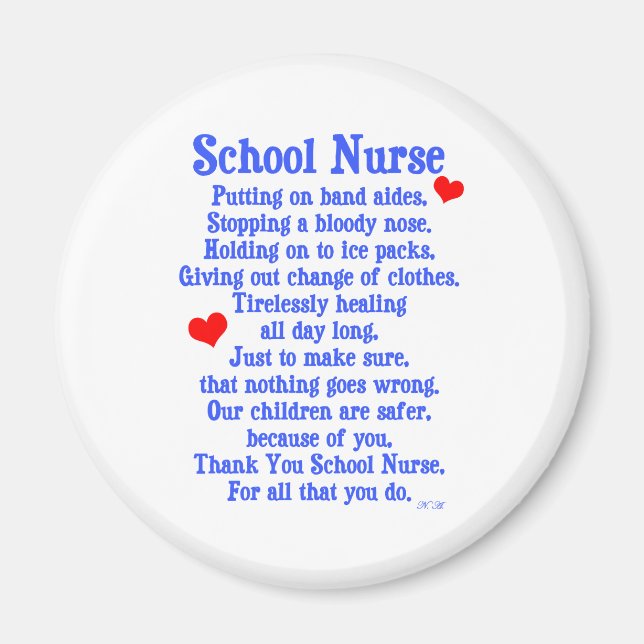 School Nurse Magnet (Framsidan)