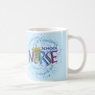 School Nurse Motto Kaffemugg