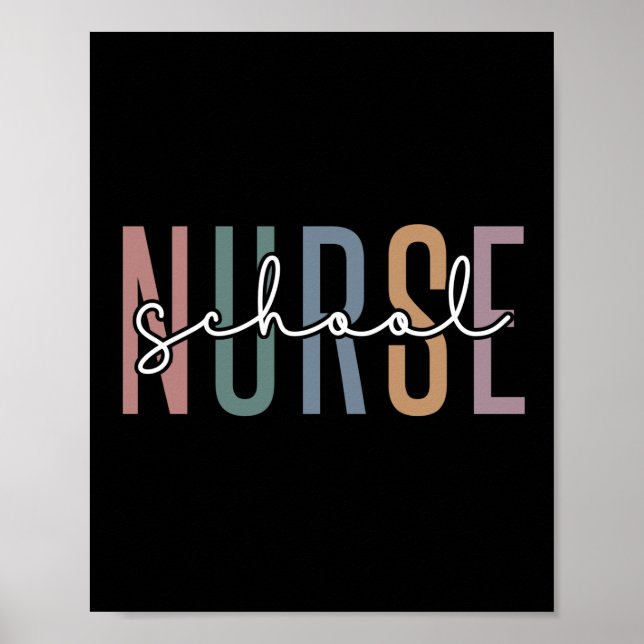 School Nurse | Skolor, uppskattningshjälpmedel för Poster (Framsidan)