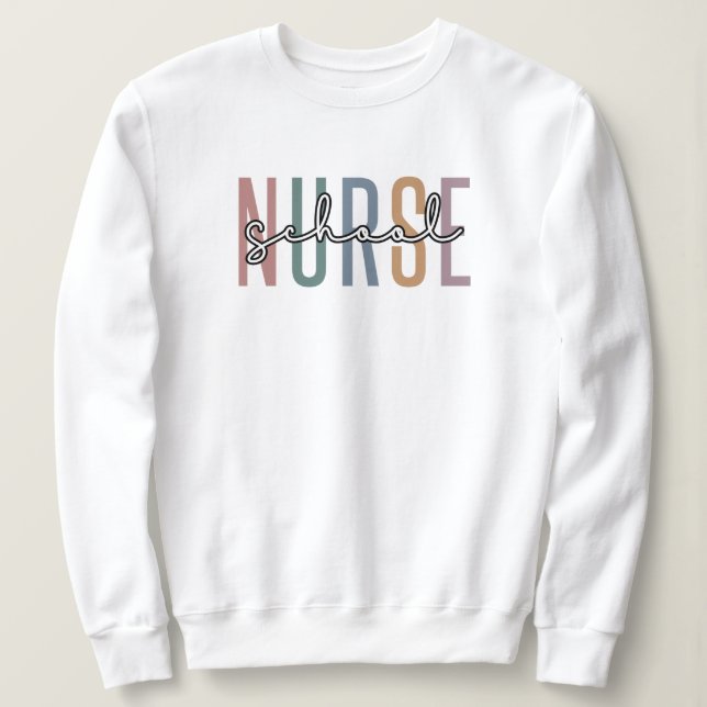 School Nurse | Skolor, uppskattningshjälpmedel för T Shirt (Design framsida)