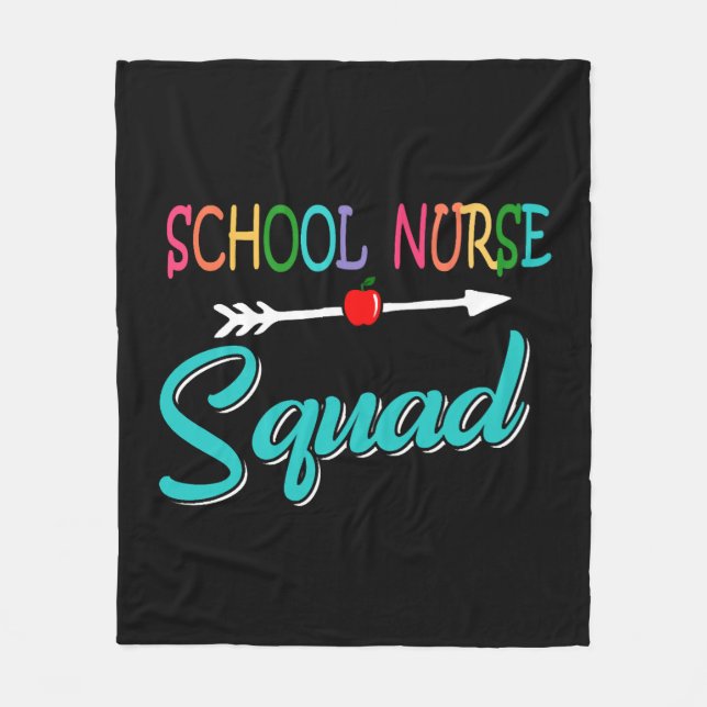 School Nurse Squad Fleecefilt (Framsidan)