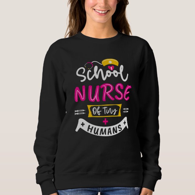 School Nurse Supplies School Nurse Nursing Accesso T Shirt (Framsida)