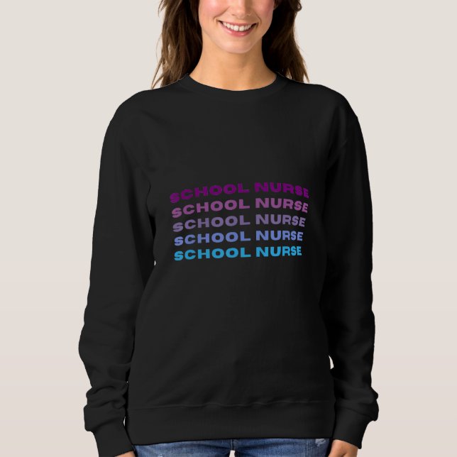School Nurse T Shirt (Framsida)