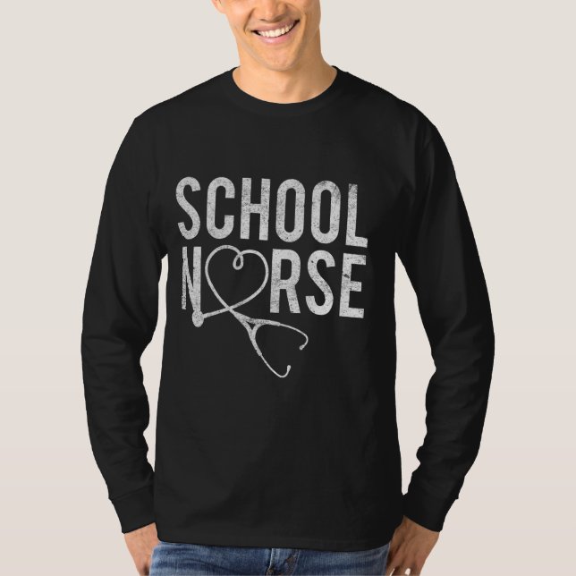 School Nurse T Shirt (Framsida)